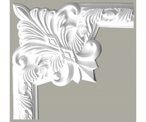 Narożnik naścienny zdobiony Creativa LNZ-05-2 ; 25,5 cm x 25,5 cm x 1,9 cm