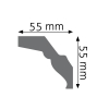 Listwa przysufitowa LGG-25 Creativa 5,5x5,5 cm