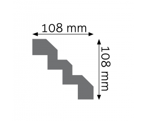 Listwa przysufitowa LGG-11 Creativa 10,8x10,8 cm