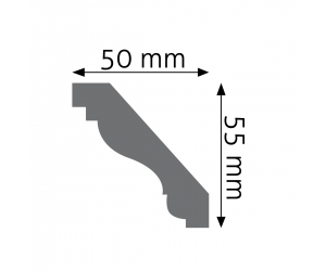 Listwa przysufitowa LGG-16 Creativa 5,5x5 cm