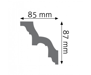 Listwa przysufitowa LGZ-01 Creativa 8,7x8,5 cm