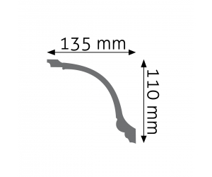 Listwa przysufitowa LGZ-05 Creativa11x13,5 cm