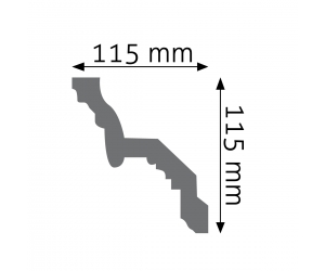 Listwa przysufitowa LGZ-06 Creativa 11,5x11,5 cm