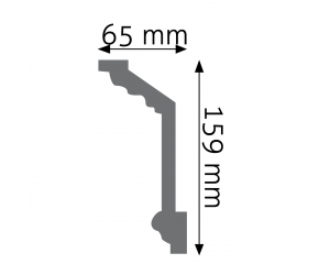 Listwa przysufitowa LGZ-08 Creativa 15,9x6,5 cm