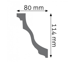 Listwa przysufitowa LGZ-10 Creativa 11,4x8 cm