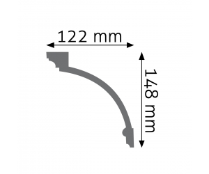 Listwa przysufitowa LGZ-15 Creativa 14,8x12,2 cm
