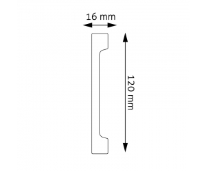 Listwa biała Creativa LPC-31