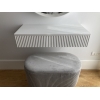Toaletka Wisząca PAROS front ryflowany (podchwyt) szerokość 80cm