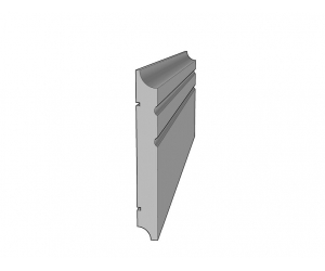 biały cokół MDF L36