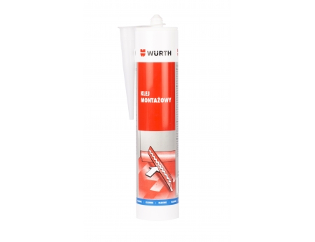 Klej montażowy WURTH 310 ml do listew MDF